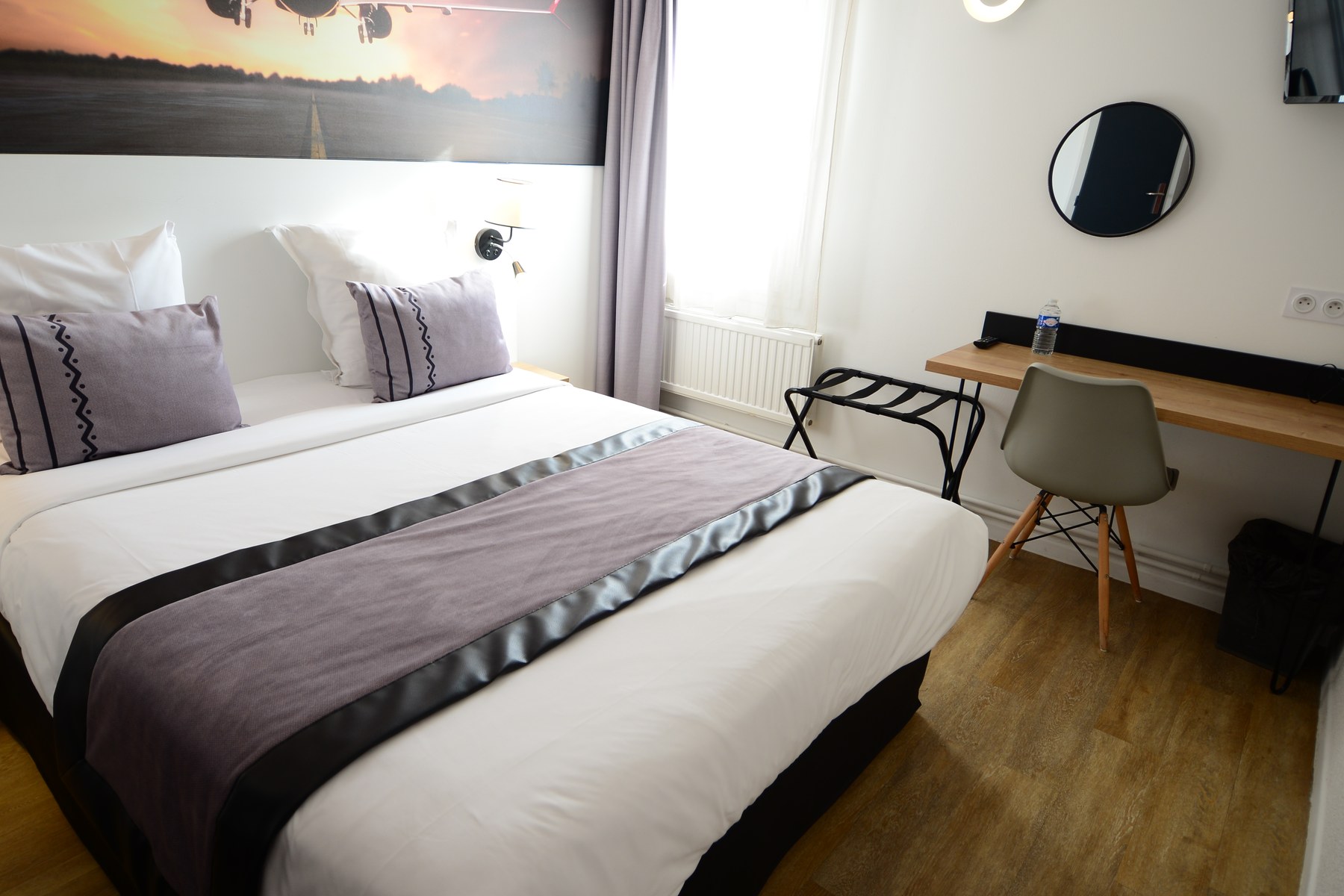 Détail de la décoration d'une chambre Confort